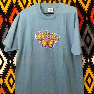 Vintage 1999 Blink 182 Tee L Butterfly NOS Deadstock